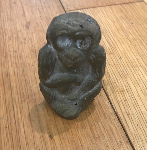 Unusual vintage brass - brass, monkey