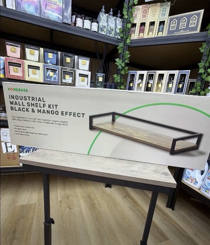 Homebase industrial wall shelf - homebase,