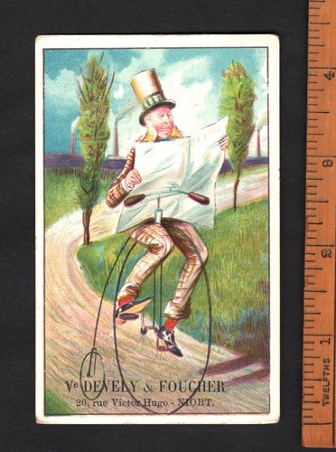 Victorian cycling penny - victorian,