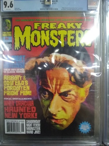Freaky monsters cgc 6 - 4, 9.6