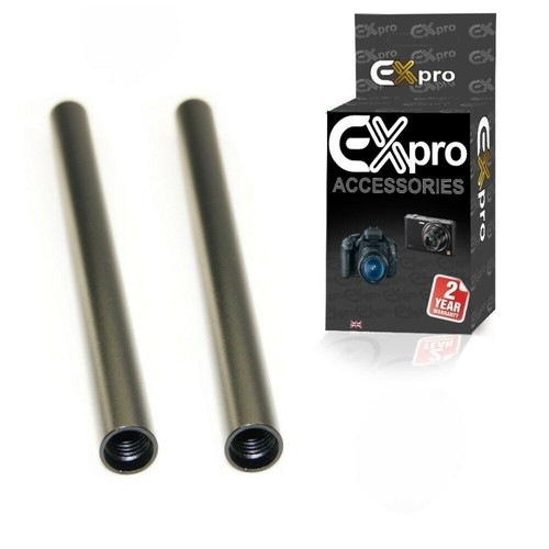 15mm black rod 20cm - pc, 8"