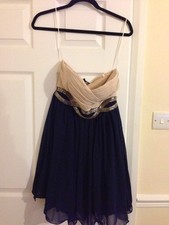 Bnwt navy and - navy, dress