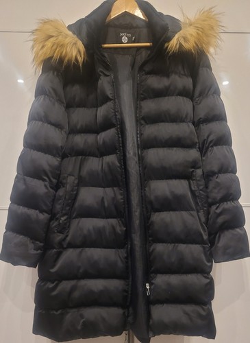 Boohoo puffer hooded - puffer, fur