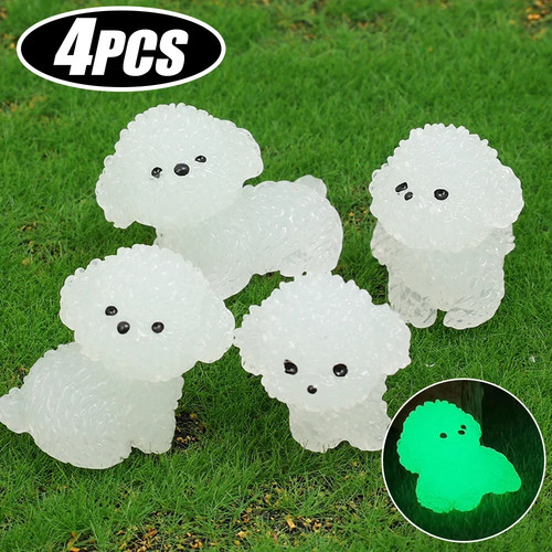 20pcs luminous poodle dog - 4-20pcs,