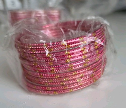 Pink churi bangle - pink, set