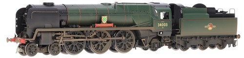 Hornby rebuilt west country - oo,