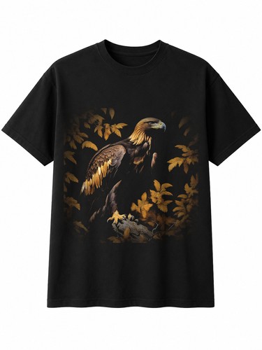 Botanical golden eagle with - eagle,