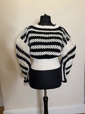 Zara Knitted Black and White
