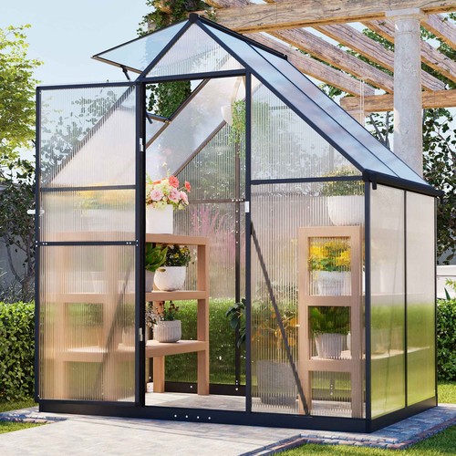 6x4ft walk greenhouse - 6x4ft, walk-in