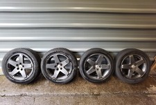 DODGE CALIBRE 18" ALLOY WHEELS & 4 GOOD TYRES 215/55R18 OYW39ZDJAB