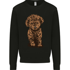 Dogs Cute Labradoodle Puppy Mens Sweatshirt Jumper
