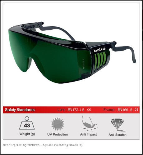 Bolle safety glasses squale - safety,