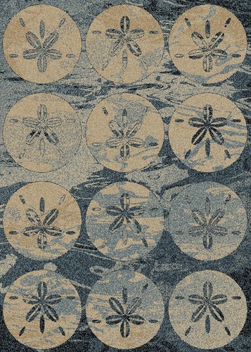 Sand harbor area rug nautical - sand,