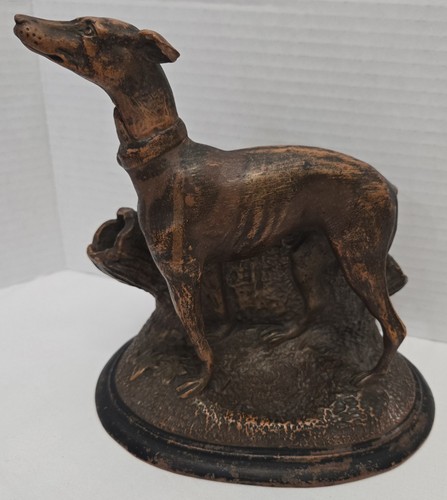 Vtg art deco - art, greyhound