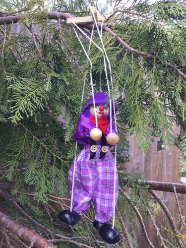 Cute purple wooden whimsical - cute,