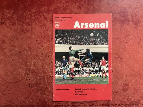 Arsenal everton 08 77 - v, 23.08.77