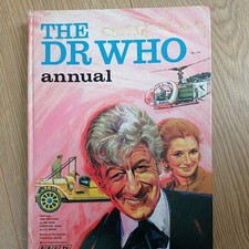 Doctor Who Annual Jon Pertwee Third Doctor Annual 1971 Pink Vintage Rare Classic