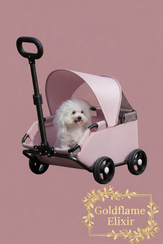Foldable pet stroller - foldable, |