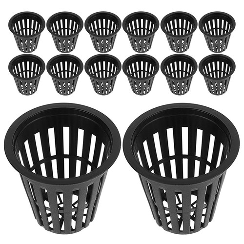 Reusable black net pots for - black, pp