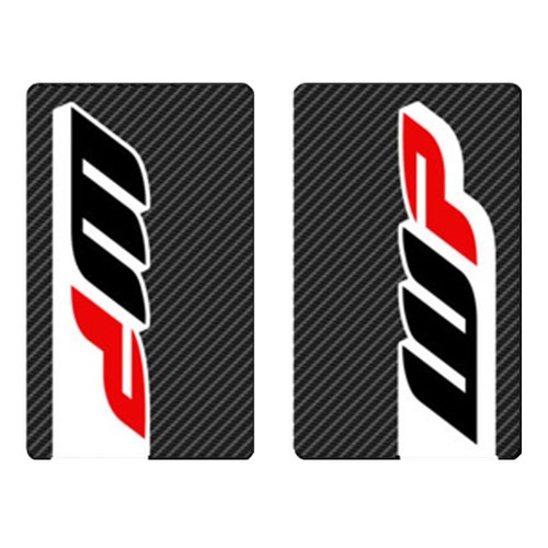 4mx fork decals carbon - decals,