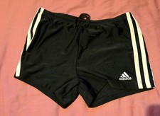 Adidas Men's Swimming Trunks Shorts   UK Size M , Black , 3 Stripes
