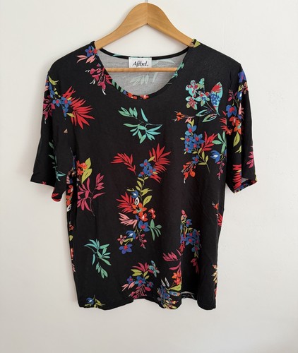 Afibel womens floral top - womens,