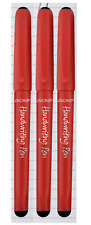 BLACK MANUSCRIPT HANDWRITING PENS SET OF 3 COMFORT GRIP WRITING BACK TO SCHOOL