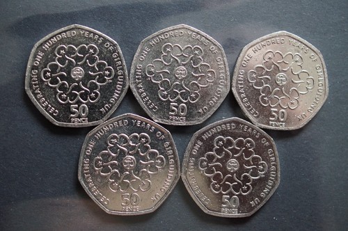 2010 rare 50p coin - ×,