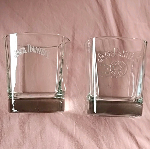Jack daniels square - square, embossed