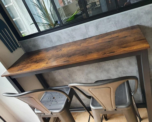 Tall industrial bar table - bar,