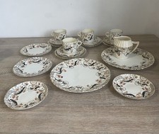 Antique Imari Tea Cups Saucers Plates 