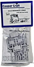 COOPER CRAFT, A.E.C MONARCH LORRY with Flat Bed Body Kit: No. 4001 OO Gauge 4mm.
