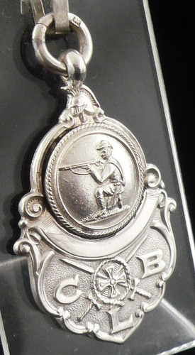 Sterling silver pocket watch - sterling,