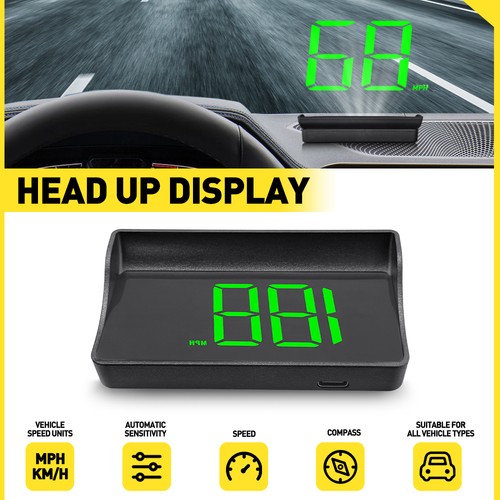 Digital hud speedometer mph - hud,