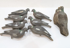 15 x Decoy Pigeons - 8 x Italian Half Shell and 7 X full Body
