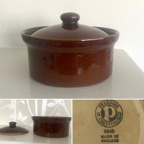 Vintage casserole dish small - vintage,