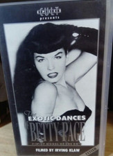 RARE BETTY PAGE VHS TAPE
