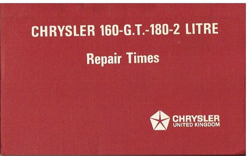 Chrysler 160 160gt 180 litre - 160,