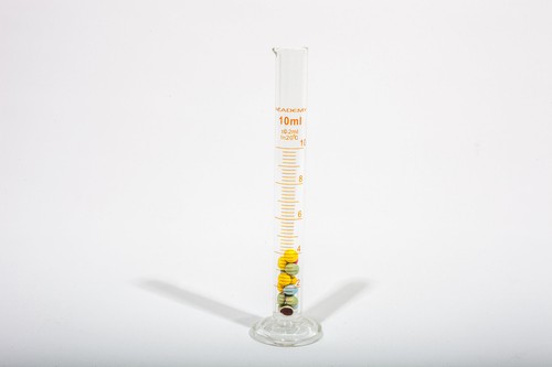 Laboratory glass measuring - glass,