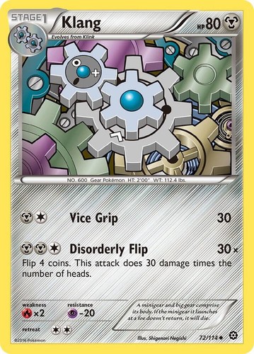 Klang 114 pokemon tcg - pokemon,