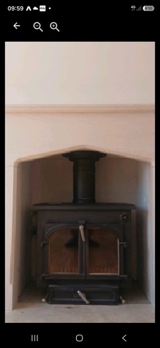 Clearview 750 woodburner with - clearview,