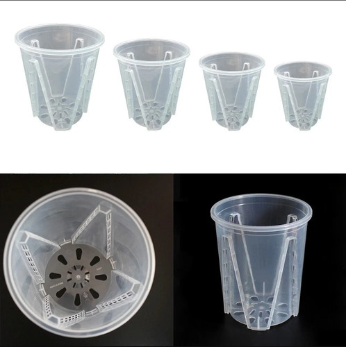16cm orchid pot clear - orchid,