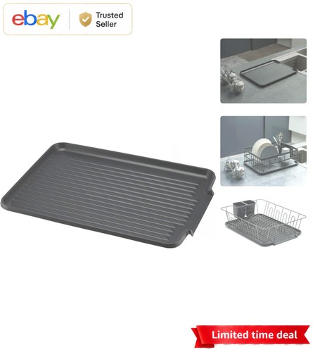 Grey dish drainer drip tray - grey,