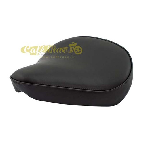 Single black motorcycle seat - single,