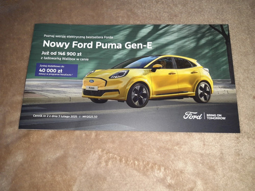 2025 ford puma - puma, gen-e