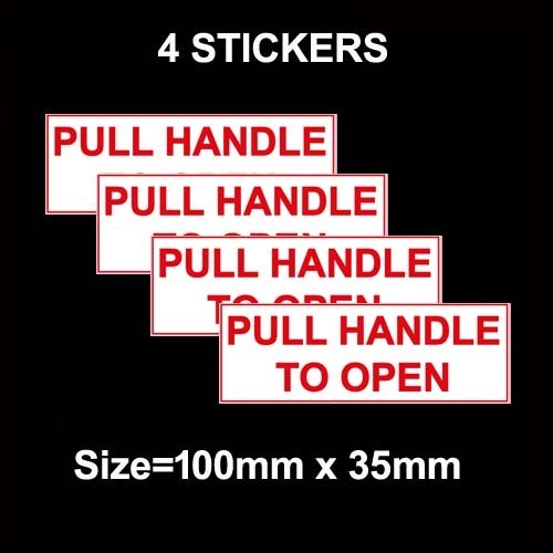 Stickers pull handle - x, to
