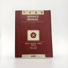 Dodge Pick-up Truck 1990 OEM Shop Service Repair Manual Wiring Diagrams Engine