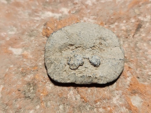 Post medieval lead token - lead,