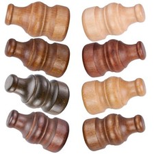 Curtain pole wooden finials - curtain,