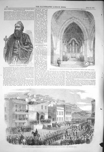 Old antique print - print, lynch